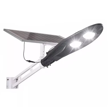 Bright Outdoor Ip65 Waterproof ABS 50w 100w 150w entegre tout nan yon sèl dirije solè Street limyè
